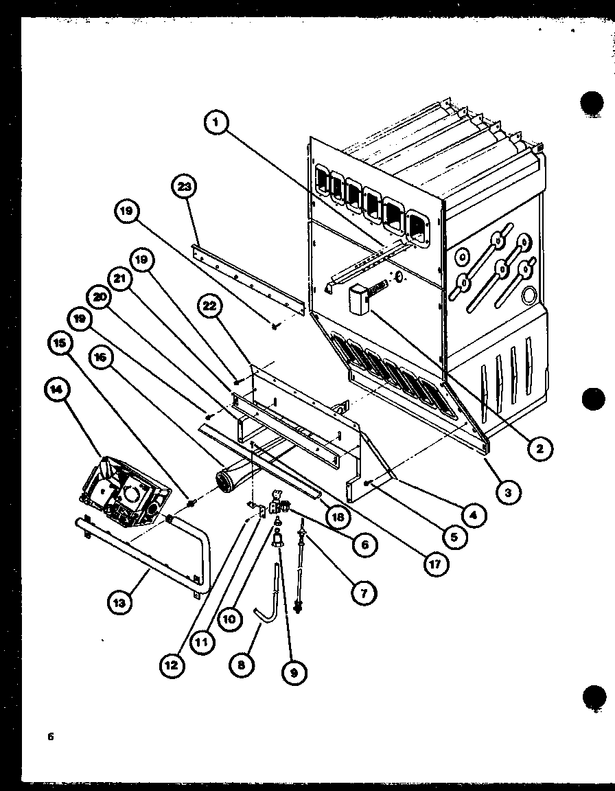 Gas burners and manifold