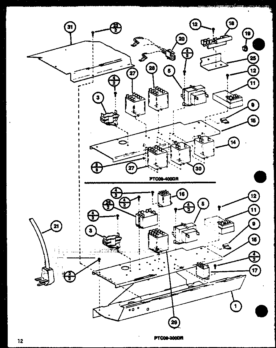 (PTC09300DR/P9913518R) (PTC09400DR/P9913521R)