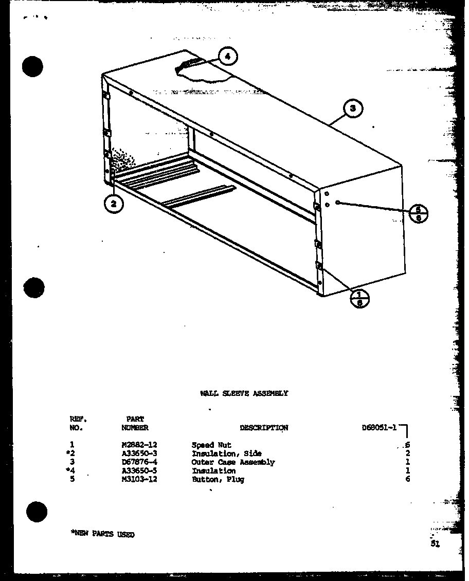 Wall sleeve assembly