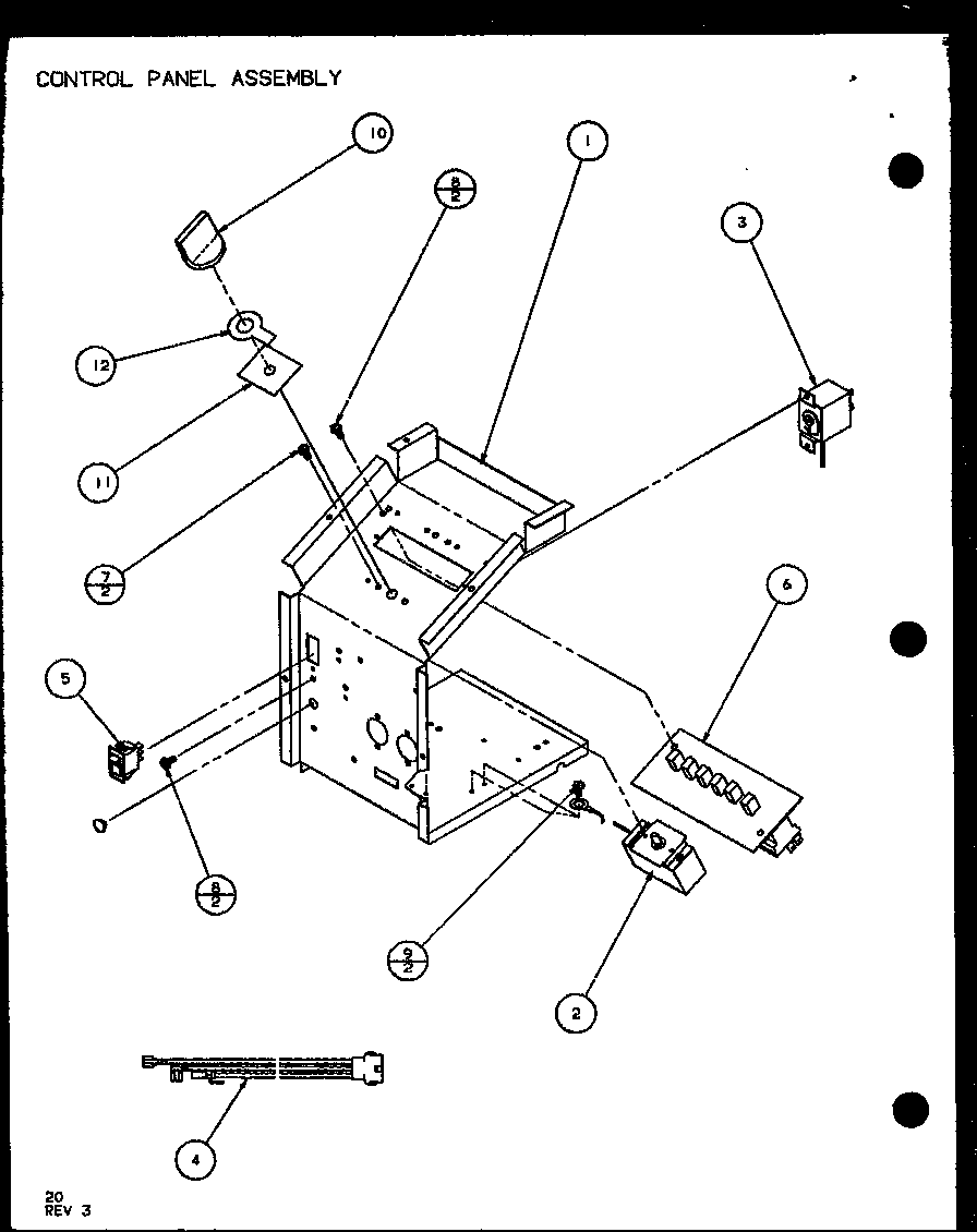 CONTROL PANEL ASSEMBLY (PTH07300E/P9806801R) (PTH07400E/P9806901R) (PTH07300EC/P9811801R) (PTH07400EC/P9872301R)