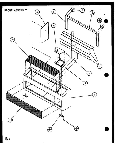 Front assembly (pth09300e/p9806808r) (pth09400e/p9806908r) (pth09300ec/p9811808r) (pth09400ec/p9872308r)