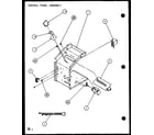 Amana PTH09400FC/P1103101R control panel assembly (pth09300e/p9806808r) (pth09400e/p9806908r) (pth09300ec/p9811808r) (pth09400ec/p9872308r) diagram