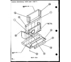 Amana PTH15300EC/P9811822R chassis mechanical parts assy (pth09300f/p1102601r) (pth09400f/p1102701r) (pth09300fc/p1103001r) (pth09400fc/p1103101r) diagram