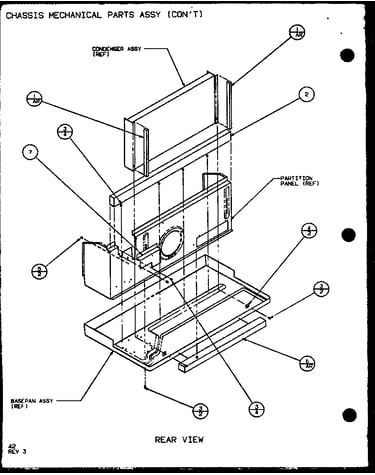 Chassis mechanical parts assy (pth09300f/p1102601r) (pth09400f/p1102701r) (pth09300fc/p1103001r) (pth09400fc/p1103101r)