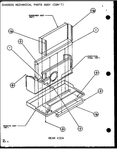 Chassis mechanical parts assy (pth12300e/p9806815r) (pth12400e/p9806915r) (pth12300ec/p9811815r) (pth12400ec/p9872315r)