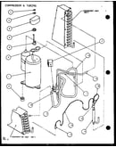 Compressor & tubing (pth12300e/p9806815r) (pth12400e/p9806915r) (pth12300ec/p9811815r) (pth12400ec/p9872315r)