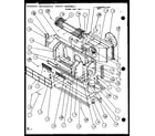 Amana PTH07400E/P9806901R chassis mechanical parts assembly (pth12300e/p9806829r) (pth12400e/p9806929r) (pth12300ec/p9811829r) (pth12400ec/p9872329r) diagram