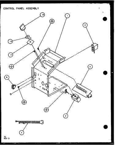Control panel assembly (pth12300e/p9806829r) (pth12400e/p9806929r) (pth12300ec/p9811829r) (pth12400ec/p9872329r)