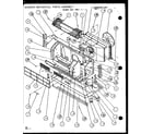 Amana PTH07400E/P9806901R chassis mechanical parts assembly (pth15300e/p9806822r) (pth15400e/p9806922r) (pth15300ec/p9811822r) (pth15400ec/p9872322r) diagram
