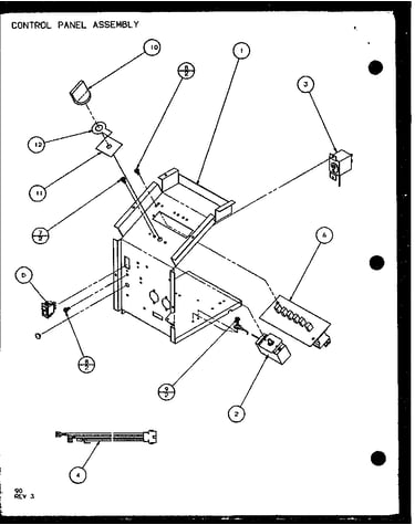 Control panel assembly (pth15300e/p9806822r) (pth15400e/p9806922r) (pth15300ec/p9811822r) (pth15400ec/p9872322r)