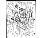 Amana PTC15300E/P9999722R chassis mechanical parts assembly (ptc07300e/p9999701r) (ptc07400e/p9806701r) (ptc07300ec/p9811701r) (ptc07400ec/p9872401r) diagram
