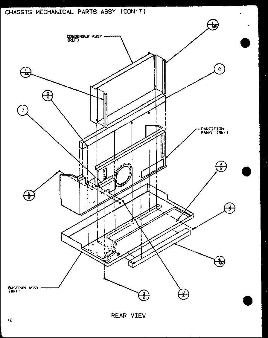 MECHANICAL PARTS ASSY (PTC07300E/P9999701R) (PTC07400E/P9806701R) (PTC07300EC/P9811701R) (PTC07400EC/P9872401R)