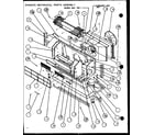 Amana 230/208V.,4.0KW chassis mechanical parts assembly (ptc09300e/p9999708r) (ptc09400e/p9806708r) (ptc09300ec/p9811708r) (ptc09400ec/p9872408r) diagram