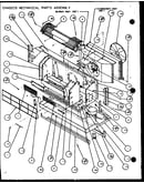 Chassis mechanical parts assembly (ptc09300e/p9999708r) (ptc09400e/p9806708r) (ptc09300ec/p9811708r) (ptc09400ec/p9872408r)