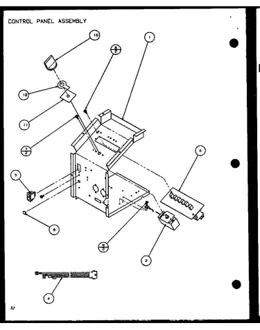 Control panel assembly (ptc09300e/p9999708r) (ptc09400e/p9806708r) (ptc09300ec/p9811708r) (ptc09400ec/p9872408r)