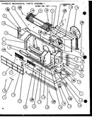 Chassis mechanical parts assembly (ptc12300e/p9999715r) (ptc12400e/p9806715r) (ptc12300ec/p9811715r) (ptc12400ec/p9872415r)