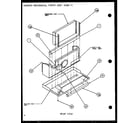 Amana PTC15300E/P9999722R chassis mechanical parts assy (ptc12300e/p9999715r) (ptc12400e/p9806715r) (ptc12300ec/p9811715r) (ptc12400ec/p9872415r) diagram