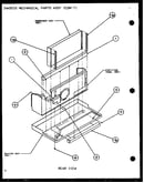 Chassis mechanical parts assy (ptc12300e/p9999715r) (ptc12400e/p9806715r) (ptc12300ec/p9811715r) (ptc12400ec/p9872415r)