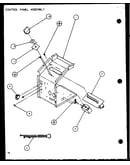 Control panel assembly (ptc12300e/p9999715r) (ptc12400e/p9806715r) (ptc12300ec/p9811715r) (ptc12400ec/p9872415r)