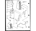 Amana PTC15400E/P9806722R compressor & tubing (ptc12300e/p9999715r) (ptc12400e/p9806715r) (ptc12300ec/p9811715r) (ptc12400ec/p9872415r) diagram
