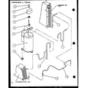 Amana PTC15300EC/P9811722R compressor & tubing (ptc12300e/p9999715r) (ptc12400e/p9806715r) (ptc12300ec/p9811715r) (ptc12400ec/p9872415r) diagram