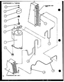 Compressor & tubing (ptc12300e/p9999715r) (ptc12400e/p9806715r) (ptc12300ec/p9811715r) (ptc12400ec/p9872415r)