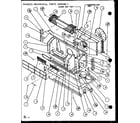 Amana PTC15400E/P9806722R chassis mechanical parts assembly (ptc12300e/p9999729r) (ptc12400e/p9806729r) (ptc12300ec/p9811729r) (ptc12400ec/p9872429r) diagram