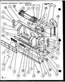 Chassis mechanical parts assembly (ptc12300e/p9999729r) (ptc12400e/p9806729r) (ptc12300ec/p9811729r) (ptc12400ec/p9872429r)