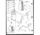 Amana PTC09400E/P9806708R compressor & tubing (ptc12300e/p9999729r) (ptc12400e/p9806729r) (ptc12300ec/p9811729r) (ptc12400ec/p9872429r) diagram