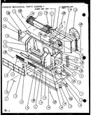 Chassis mechanical parts assembly (ptc15300e/p9999722r) (ptc15400e/p9806722r) (ptc15300ec/p9811722r) (ptc15400ec/p9872422r)