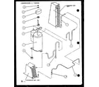 Amana PTC15400E/P9806722R compressor & tubing (ptc15300e/p9999722r) (ptc15400e/p9806722r) (ptc15300ec/p9811722r) (ptc15400ec/p9872422r) diagram