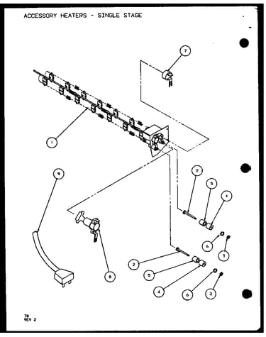 (230/208v.,1.5kw) (230/208v.,2.5kw) (230/208v.,3.0kw) (230/208v.,3.5kw)