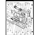Amana PTH09300FR/P1103401R chassis mechanical parts assembly (pth07400er/p9872101r) (pth07300er/p9812601r) diagram