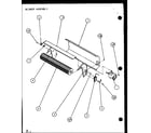 Amana PTH09400ER/P9872108R blower assembly (pth07400er/p9872101r) (pth07300er/p9812601r) diagram