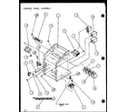 Amana PTH09300FR/P1103401R control panel assembly (pth07400er/p9872101r) (pth07300er/p9812601r) diagram