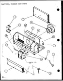 Functional chassis assy parts (pth09300fr/p1103401r) (pth09400fr/p1103501r) (pth12300er/p9812615r)