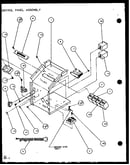 Control panel assembly (pth09300fr/p1103401r) (pth09400fr/p1103501r)