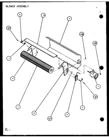 Blower assembly (pth12300er/p9812615r) (pth12400er/p9872115r)