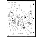 Amana PTH09400ER/P9872108R control panel assembly (pth12300er/p9812615r) (pth12400er/p9872115r) diagram