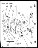 Control panel assembly (pth12300er/p9812615r) (pth12400er/p9872115r)