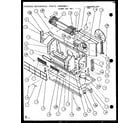 Amana PTH07300ER/P9812601R chassis mechanical parts assembly (pth12300er/p9812629r) (pth12400er/p9872129r) diagram