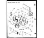Amana PTH09400ER/P9872108R functional chassis assy parts (pth12400er/p9872129r) diagram