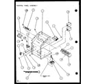 Amana PTH12400ER/P9872115R control panel assembly (pth12300er/p9812629r) (pth12400er/p9872129r) diagram