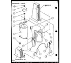Amana PTH07300ER/P9812601R compressor & tubing (pth12300er/p9812629r) (pth12400er/p9872129r) diagram