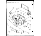Amana PTH12400ER/P9872115R functional chassis assy parts (pth15300er/p9812622r) (pth15400er/p9872122r) diagram