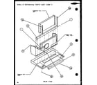 Amana PTC09300ER/P9812508R chassis mechanical parts assy (ptc09300er/p9812508r) (ptc09400er/p9872208r) diagram