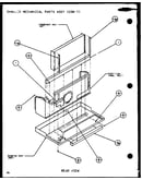 Chassis mechanical parts assy (ptc09300er/p9812508r) (ptc09400er/p9872208r)