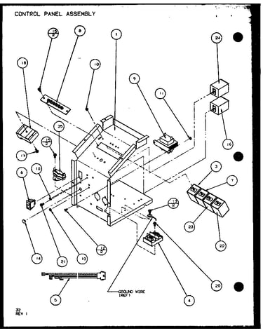 Control panel assembly (ptc09300er/p9812508r) (ptc09400er/p9872208r)