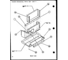 Amana PTC12300ER/P9812629R chassis mechanical parts assy (ptc12300er/p9812615r) (ptc12400er/p9872115r) diagram