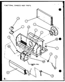 Functional chassis assy parts (ptc12300er/p9812515r) (ptc12400er/p9872215r)